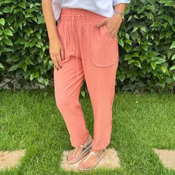 Calça Feminina Sarja Marante... - XICA STORE