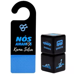 DADOS + AVISO DE PORTA HOMO MASCULINO - 01921 - YESSEXSHOP