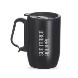 Caneca 350 ml em Inox Personalizada - 10112 - Zoz Personalizados