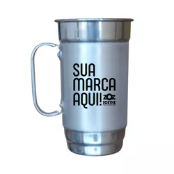 Caneca Alumínio 500 mL Personalizado - 10223 - Zoz Personalizados