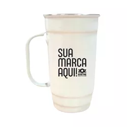 Caneca Alumínio 500 mL Colorida Personalizada - 10... - Zoz Personalizados