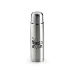 Squeeze em Inox com Parede Dupla 500 mL Personaliz... - Zoz Personalizados