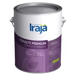 TINTA ESMALTE PREMIUM BRANCO ACETINADO 1/4 IRAJA - ZUMKELLER