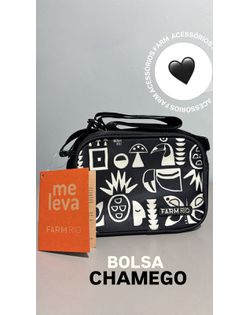 Bolsa Chamego Lenço Tropicano Farm - 98472 - Closet
