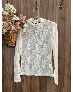 Blusa Renda Ivi Off - 587422 - Closet
