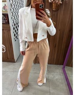 Blazer Cropped Branco Alice - 25541 - Closet