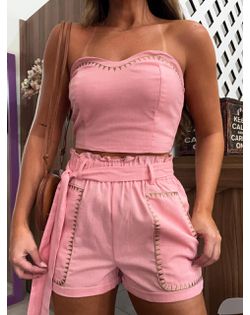 Conjunto Linho Rosa Cindy - 52677 - Closet