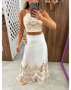 Conjunto Off Guipir Florença - 31417 - Closet