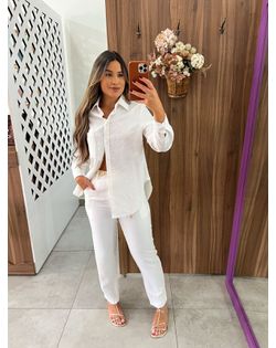 Conjunto Alfaiataria Branco Carol - 5968585 - Closet