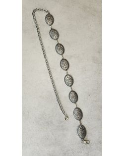 Cinto Medalha Boho Prata Envelhecida - 5949 - Closet