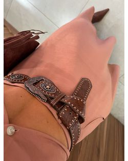 Cinto Feminino Country Marrom Yasmin - 876968 - Closet