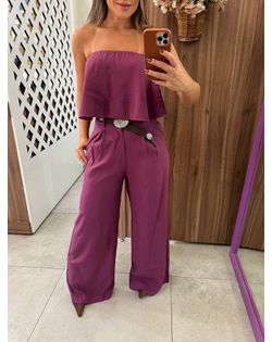 Top Babados Madalena Cereja - 154848 - Closet