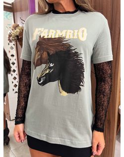 T-shirt Média Cavalo Farm - 6255858 - Closet