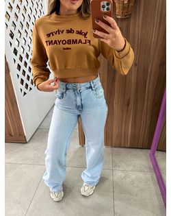 Moletom Cropped Flamboyant Nude Colcci - 5188577 - Closet