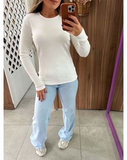 Blusa Canelada Off Colcci - 484626 - Closet