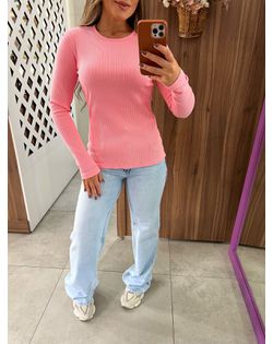 Blusa Canelada Rosa Colcci - 266525 - Closet