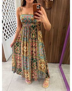 Vestido Cropped Estampado Naipe Animal Farm - 5484... - Closet