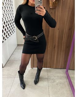 Vestido Justo Adri Black John John - 62625 - Closet