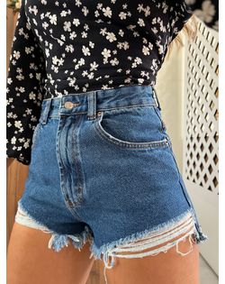 Short Jeans Curva Dobra Lateral Farm - 52515 - Closet