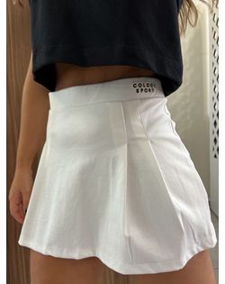 Saia Tennis Basic Branca Colcci Sport - 52654574 - Closet