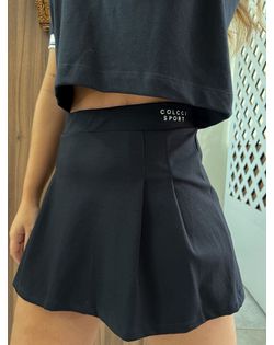 Saia Tennis Basic Preta Colcci Sport - 626254 - Closet