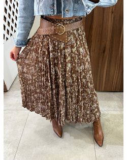 Saia Midi Estampada Floral Angel - 565985 - Closet