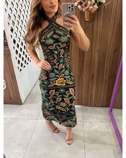 Vestido Midi Marcelle Farm - 48285585 - Closet