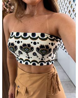 Top Reto Estampado Floral Arabasque Farm - 515154 - Closet