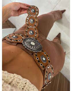 Cinto Boho Caramelo Ana Luiza - 625665 - Closet