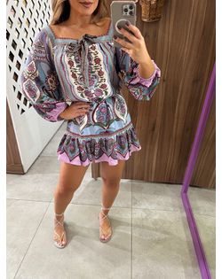 Vestido Curto Nirvana Farm - 67483 - Closet