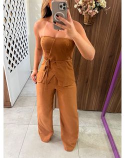 Conjunto Alfaiataria Caramelo Gabriela - 269656959 - Closet