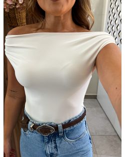 Blusa Ombro a Ombro Off Brenda - 65296526 - Closet