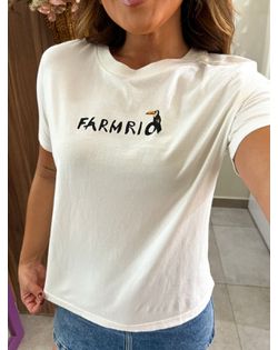 T-Shirt Fit Farmrio Tucaninho Off White Farm - 654... - Closet