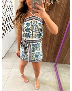 Vestido Curto Estampado Manoela Farm - 151555 - Closet