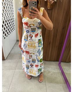 Vestido Tropical Vintage Farm - 85965985 - Closet