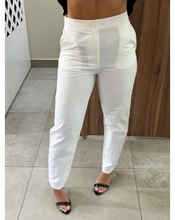 Calça Alfaiataria Branca Joana Colcci - 652659 - Closet