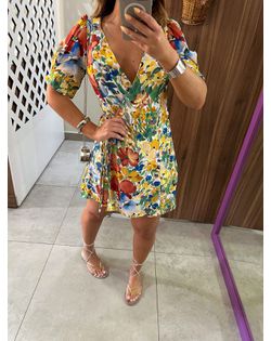 Vestido Estampado Camponesa Farm - 596445 - Closet