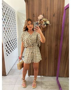 Short Estampado Cintura Alta Lez a Lez - 6946465 - Closet