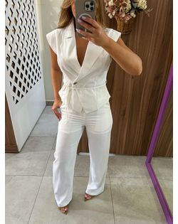 Conjunto Alfaiataria Branco Antonela - 9669596 - Closet