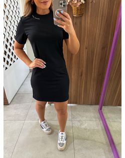 Vestido New Comfort Fit Preto Colcci Sport - 84154... - Closet