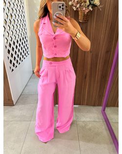 Conjunto Alfaiataria Rosa Maia - 585485485 - Closet
