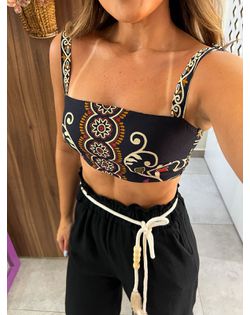 Top Double Estampado Adriele Farm - 84848948 - Closet