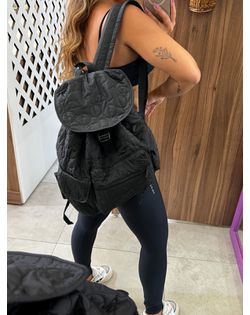 Bolsa Pipoca Puffer Preta Farm - 484541 - Closet