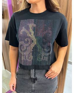 Camiseta Ampla Layers John John Feminina - 489596... - Closet