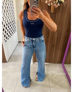 Calça Feminina Jeans Reta Juliette Colcci - 528541... - Closet