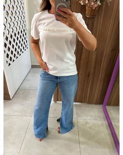 Camiseta Feminina Basic Comfort Off Colcci - 9295... - Closet