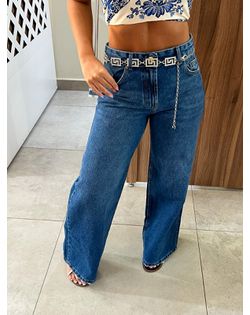 Calça Jeans Wide Faver Farm - 6595659 - Closet