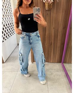 Calça Jeans Cargo Raven - 526515 - Closet