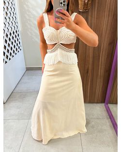 Vestido Longo Cru Maju - 65929625 - Closet