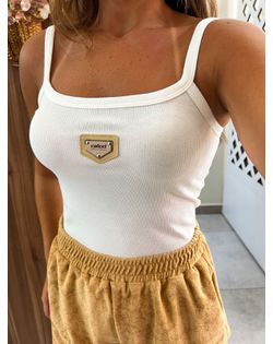 Regata Small Com Bordado Off Colcci - 5995965 - Closet